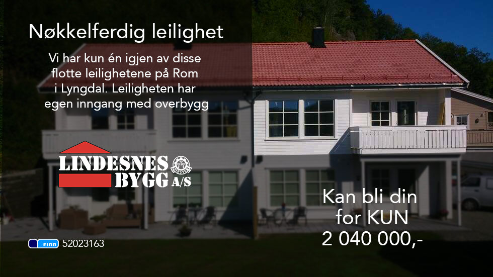 4 mannsbolig, Lyngdal